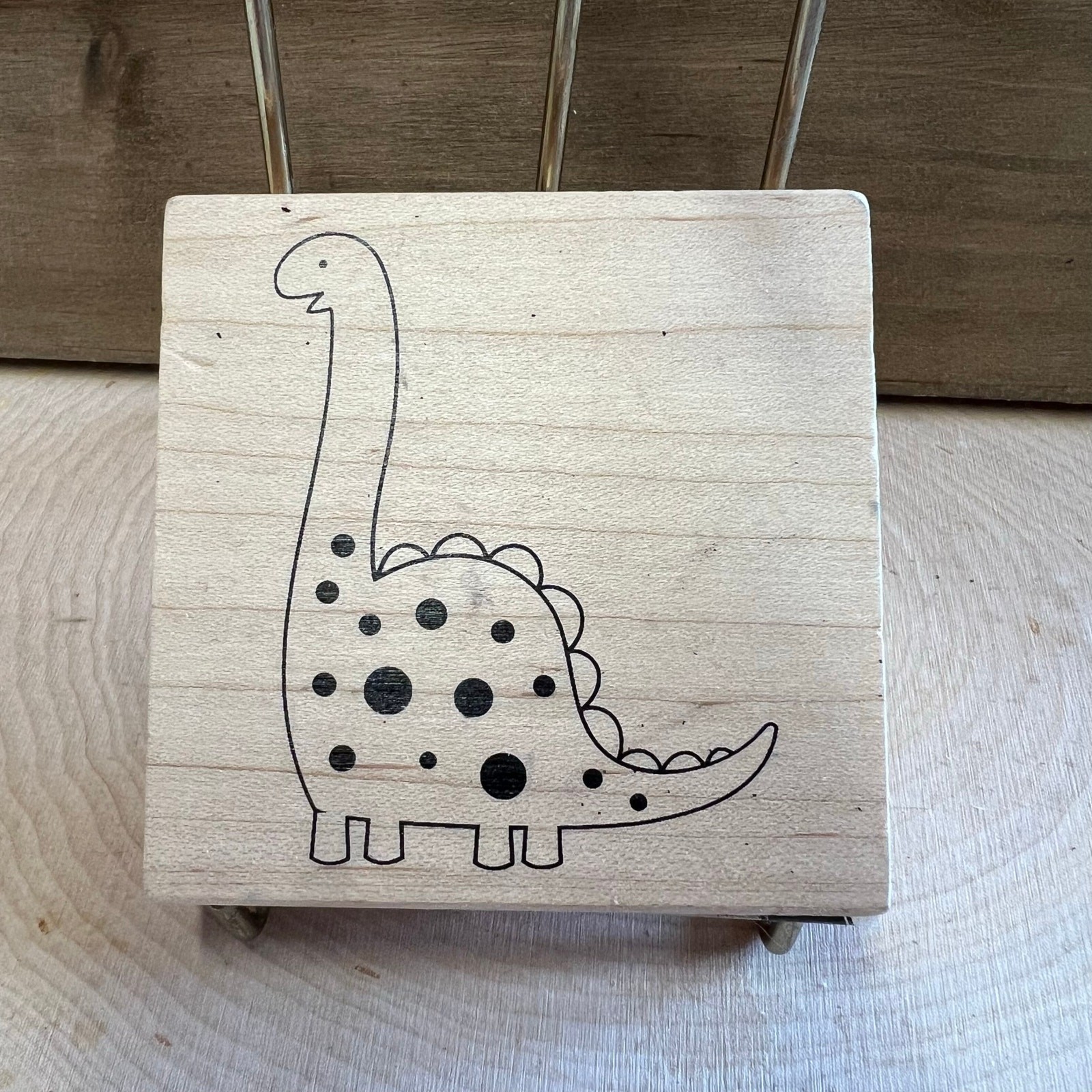 Rubber Stamp Dinosaur