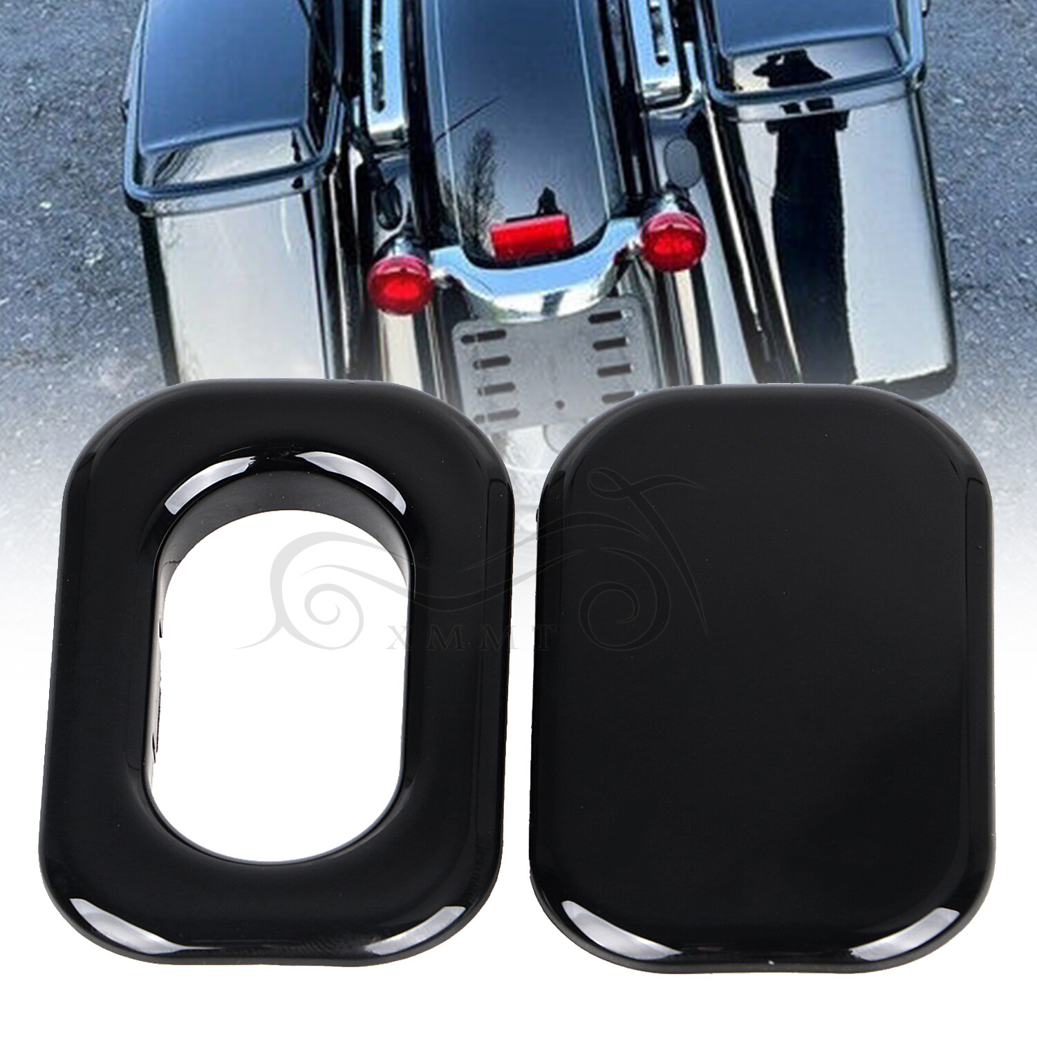 Antenna Hole Accent + Filler Cover For Harley Street Glide FLHX Road King FLHR