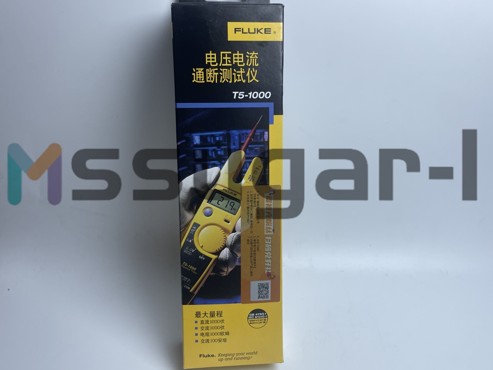 Fluke T5-1000 Voltage Continuity Current Electrical Tester 1000V CAT III AC/DC#Z
