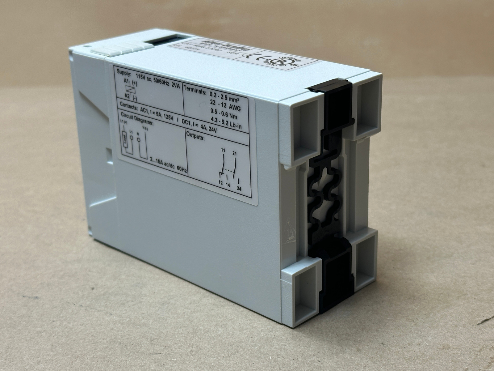 AB Allen Bradley 809S-E2D60 Series A Solid State Relay Current Monitor