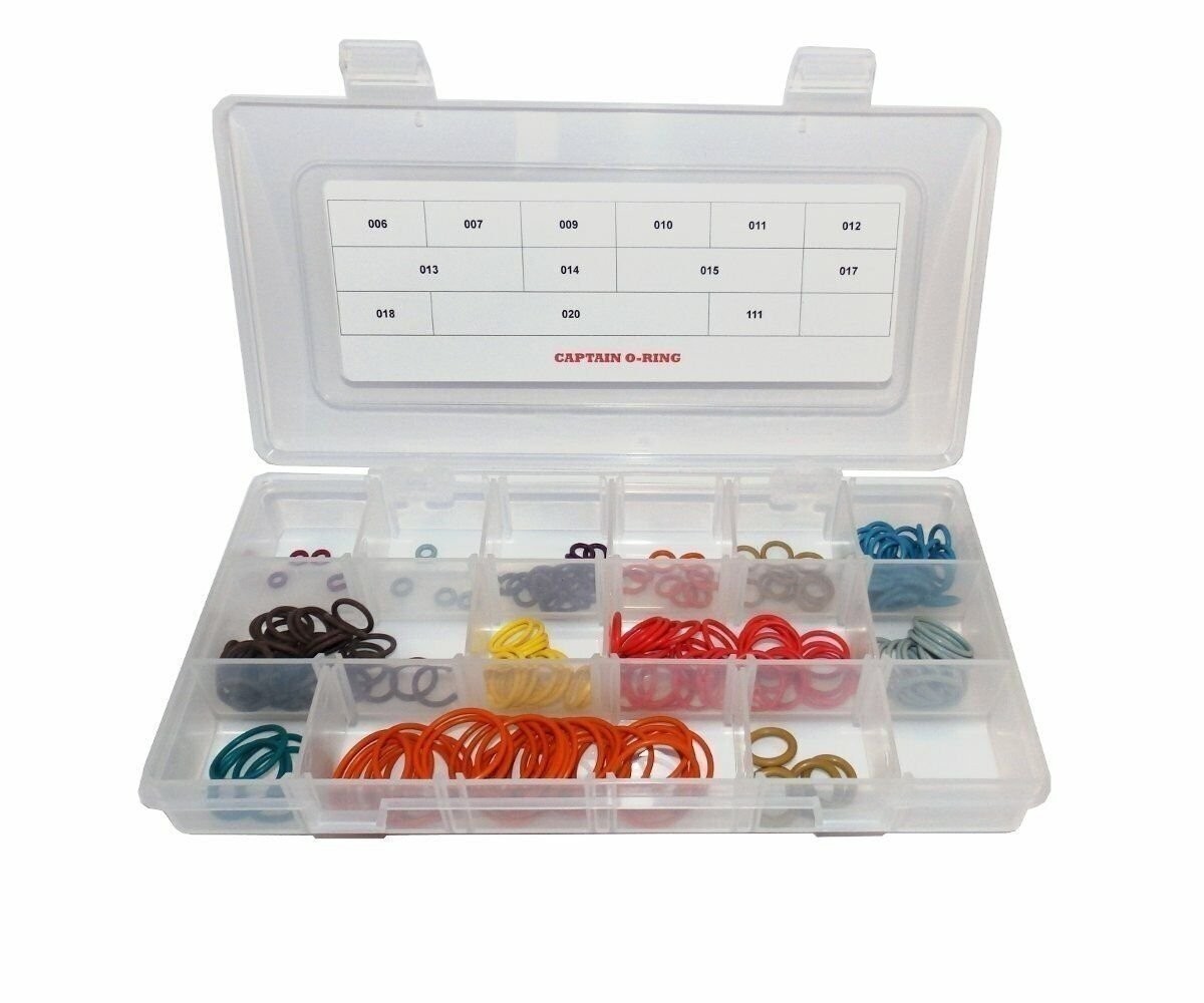 Captain O-Ring 5X Box Color Coded Oring Rebuild Kit for Smart Parts Shocker AMP