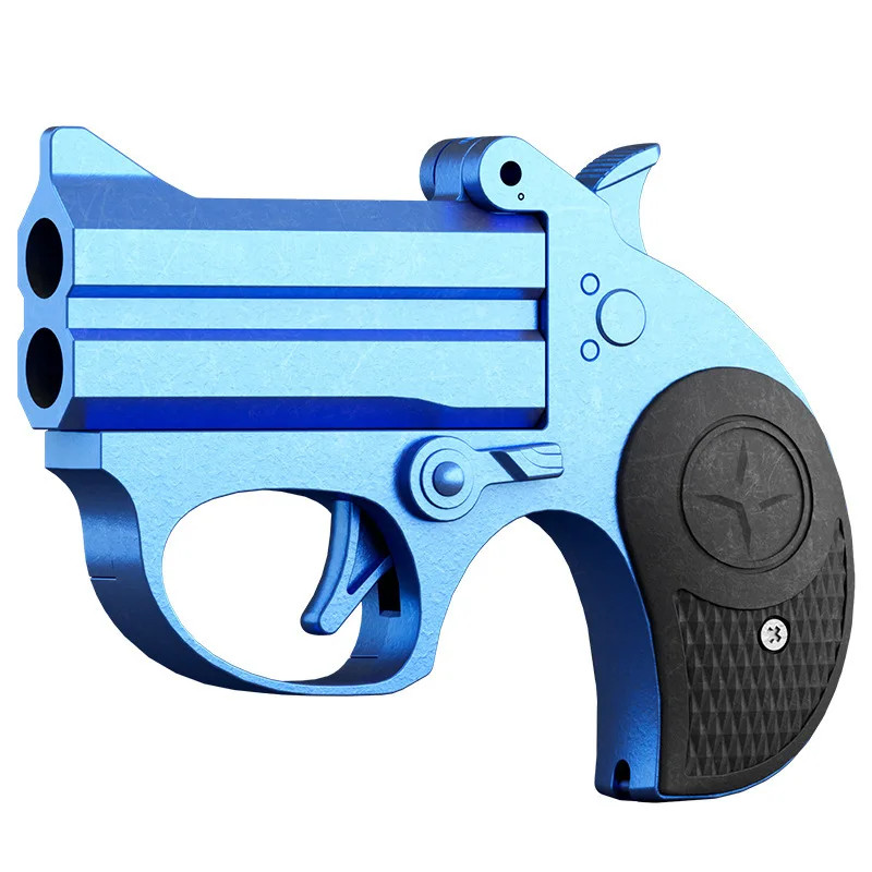 Deringer Launcher Mini Soft BB Gun Jumper Shell Toy Gun Boy Handgun Pocket Model