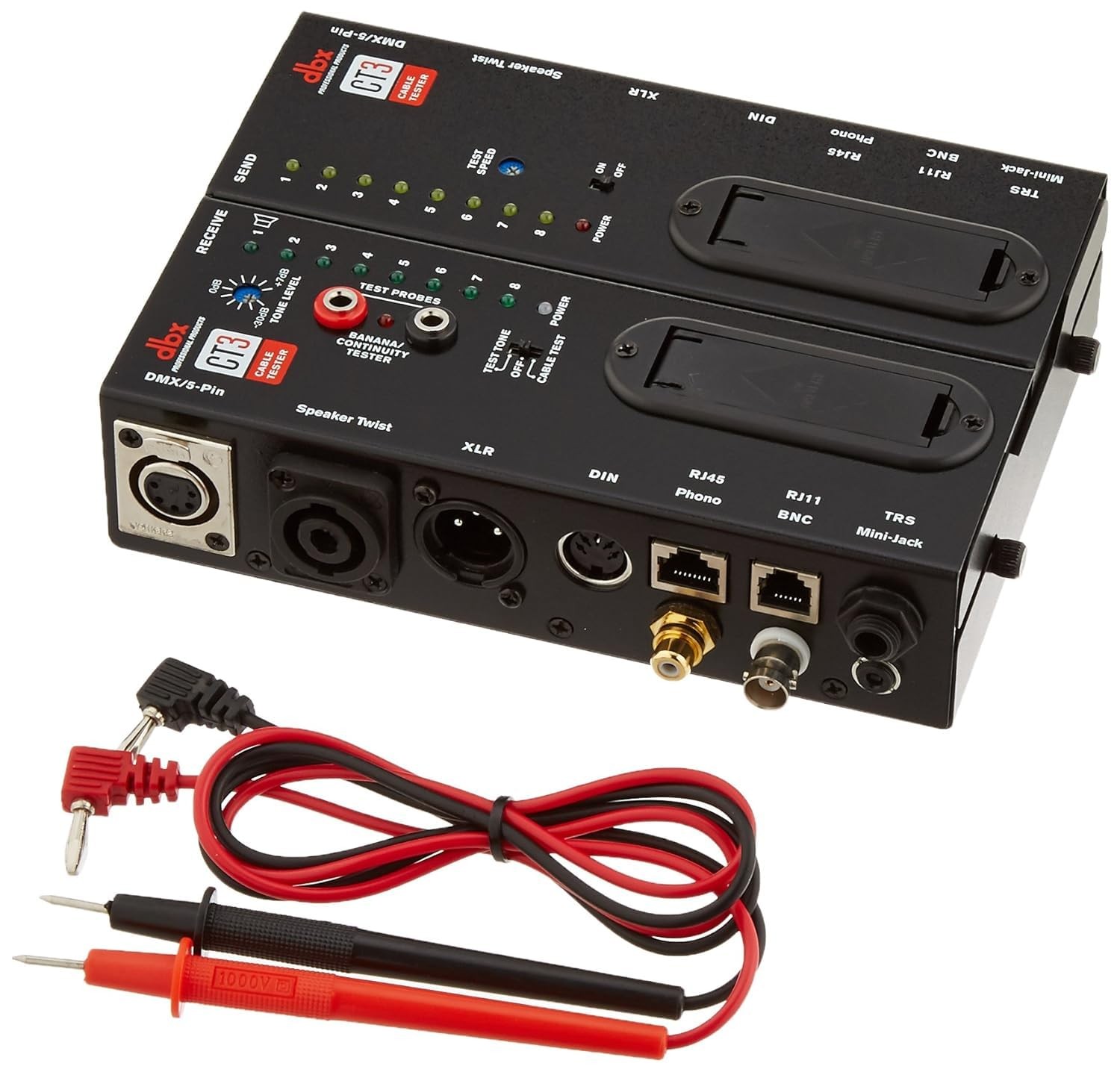 dbx CT-3 Advanced Cable Tester Black
