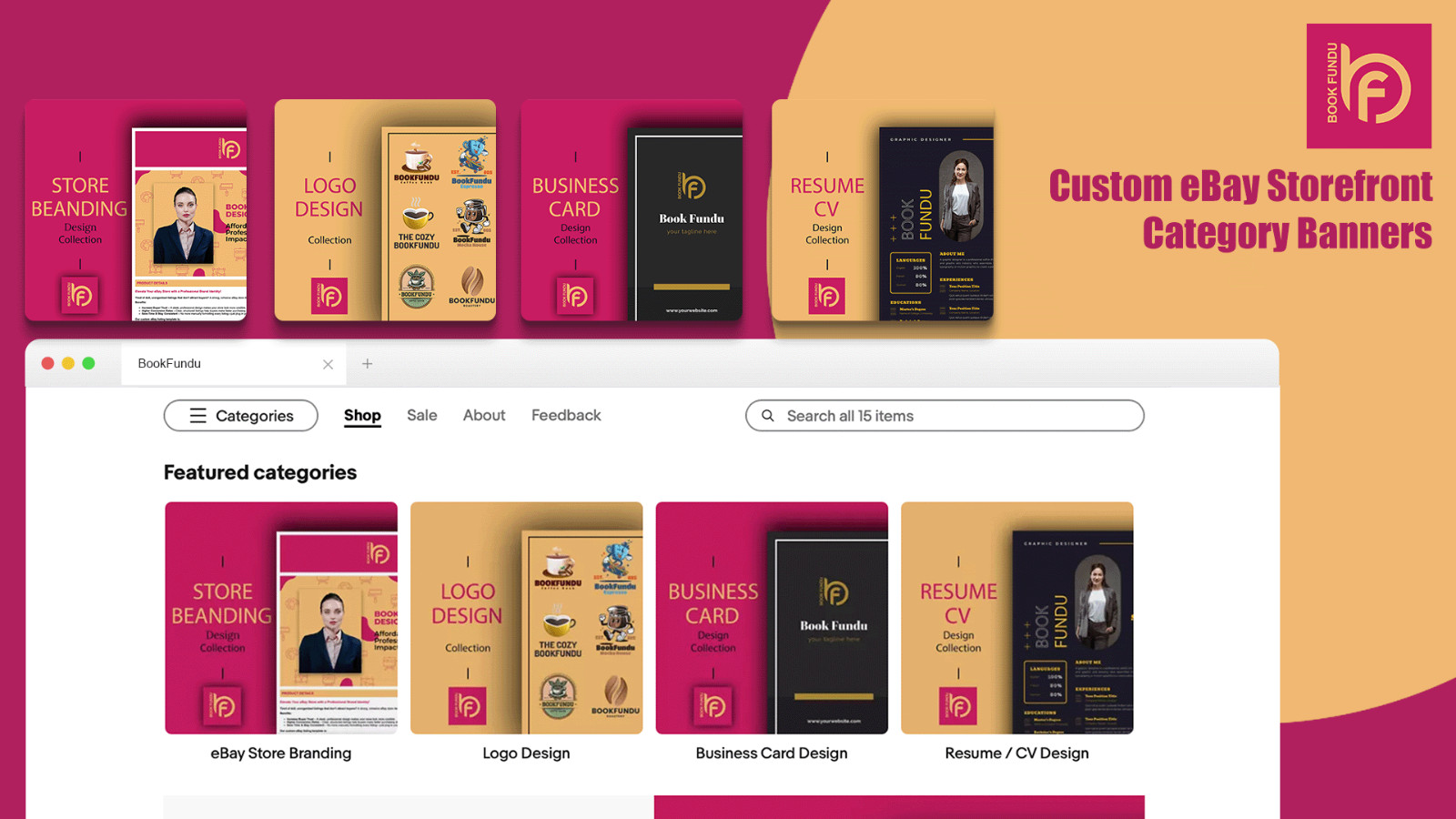 Professional eBay Template | Custom Colours | Mobile Ready | No Subscription