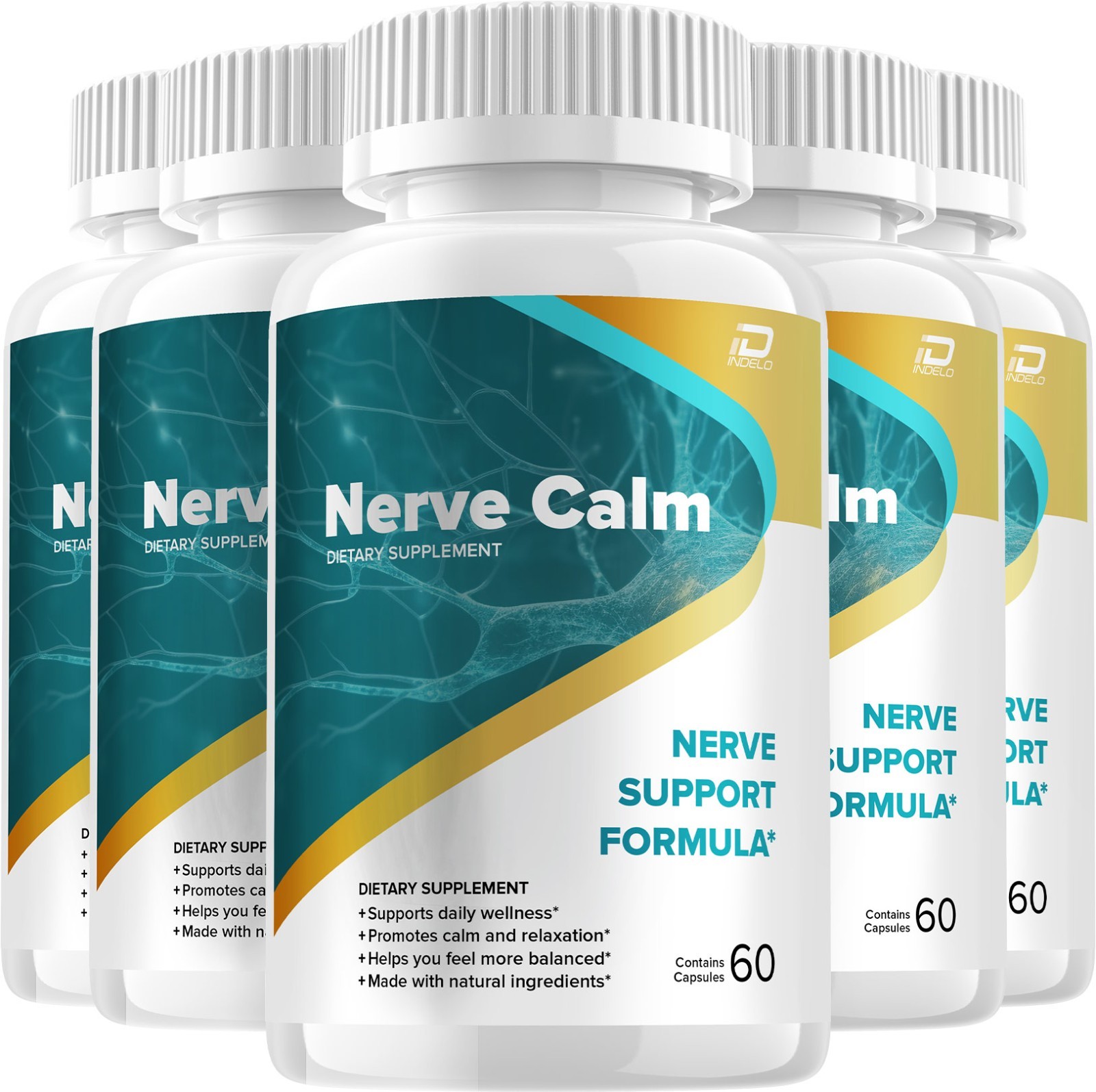 (5 Pack) Nerve Calm Capsules – NerveCalm All Natural Glycogen Support