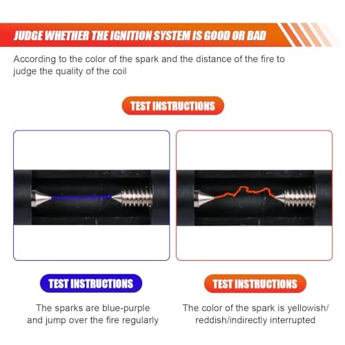 Car Spark Plug Tester Tool, Adjustable Spark Plug Diagnostic Tool with Cable,