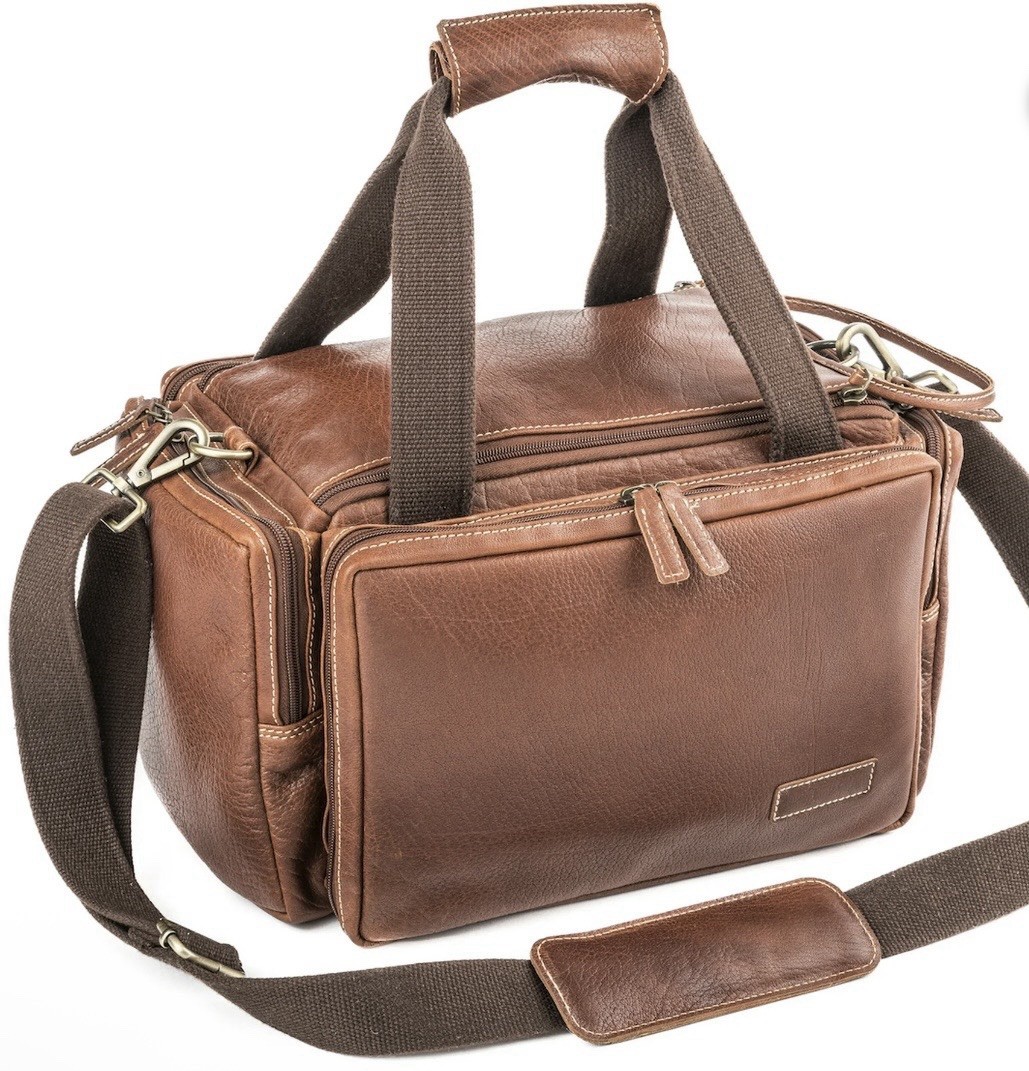 100% Buffalo Leather Hunting/shooting Range Bag