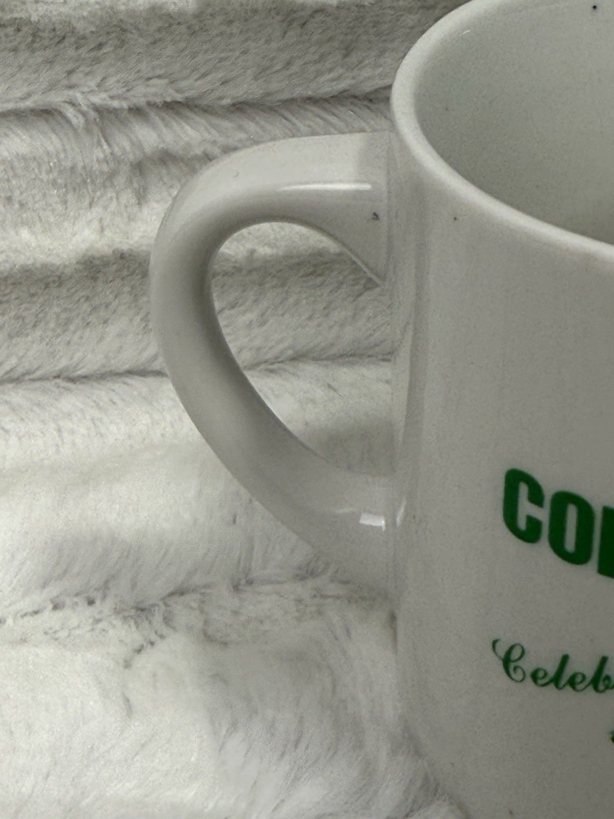 Vintage COMPUTERWORLD COMPUTER WORLD Coffee Mug Celebrating Back To The Future..