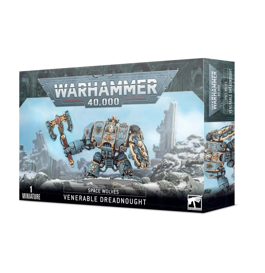 Space Wolves Venerable Dreadnought / Bjorn the Fell-Handed / Murderfang