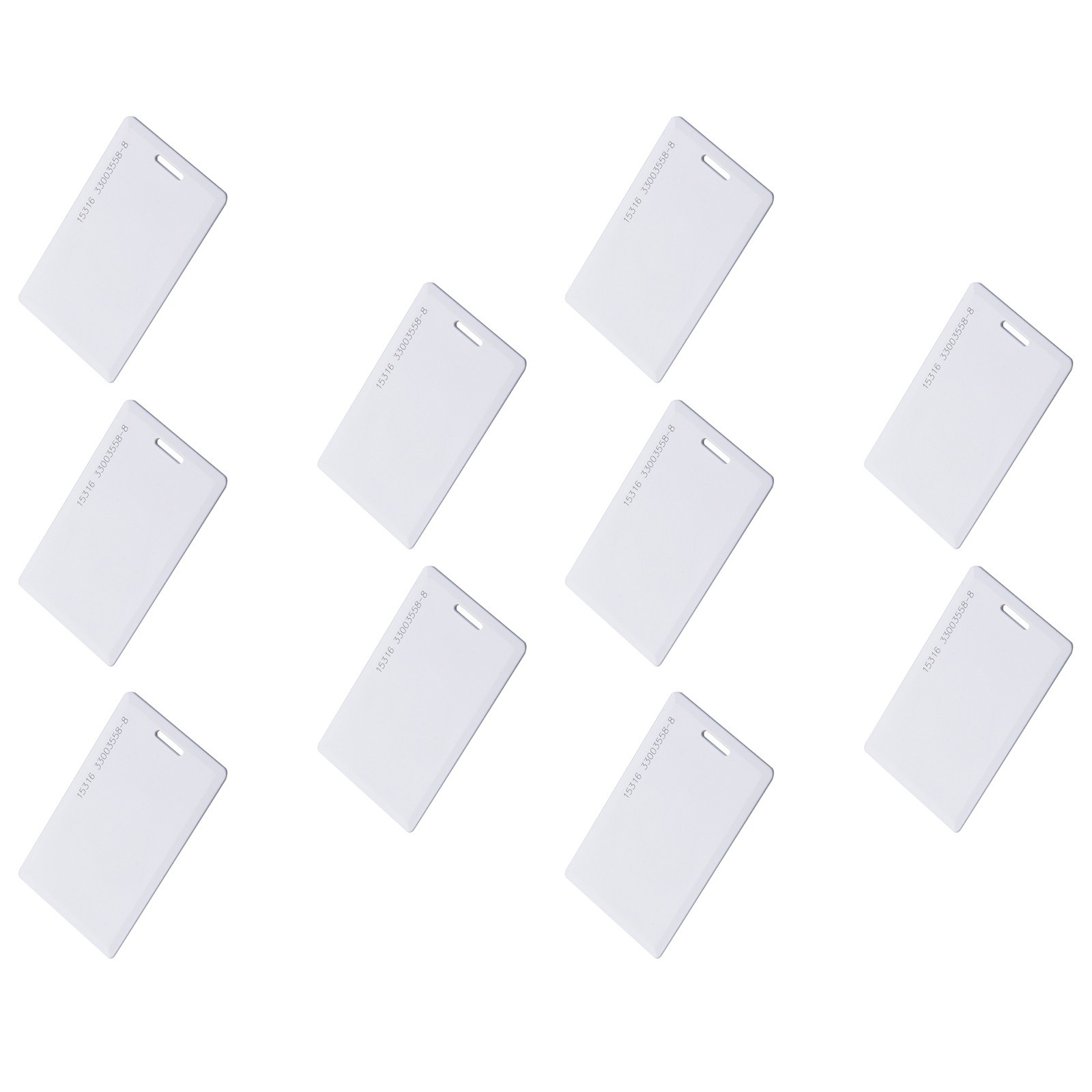 10Pcs HID ProxCard II Cards Proximity Access Control Card Key Fob 125kHz 26B.