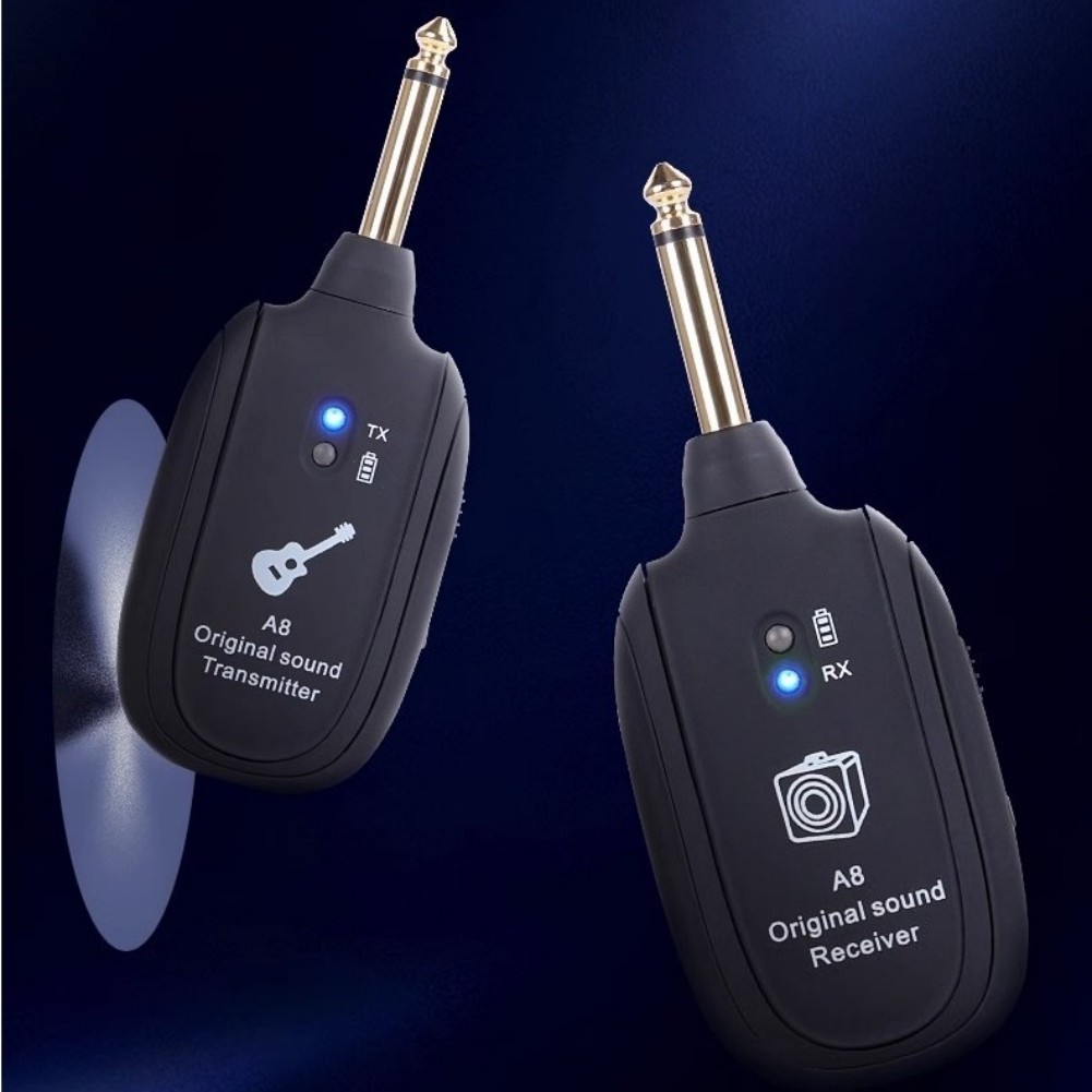 Premium UHF Wireless Guitar System With Rechargeable Go Cordless