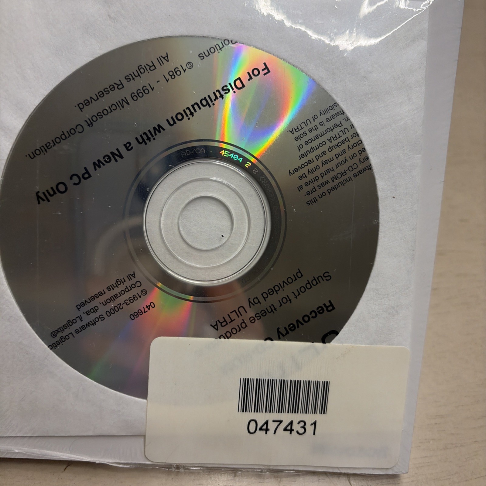 Factory Sealed Microsoft Windows 98 Second Edition CD-ROM Vintage for ULTRA PC