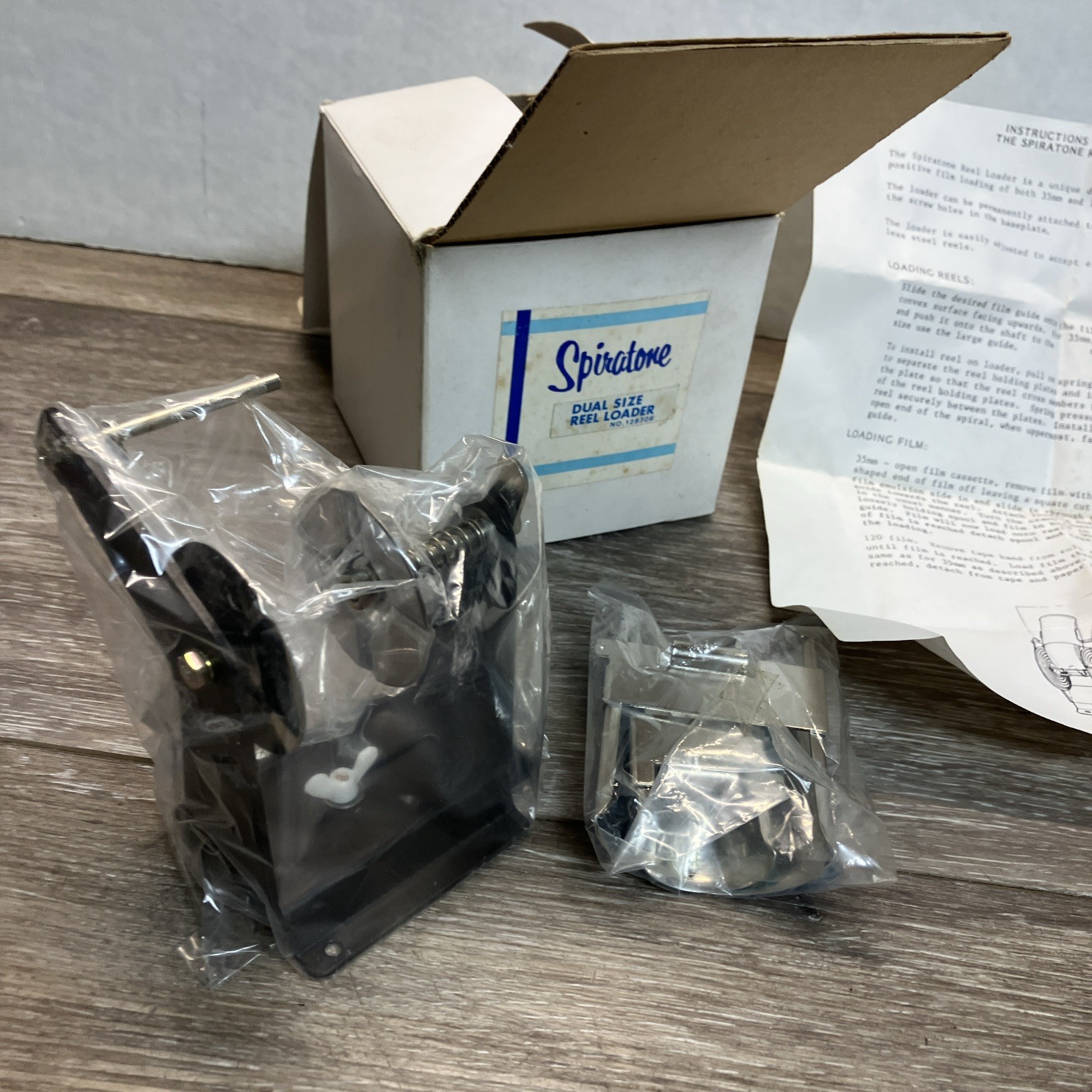 NEW dual size  LOADER for 35mm 120 STAINLESS STEEL REELS new in box