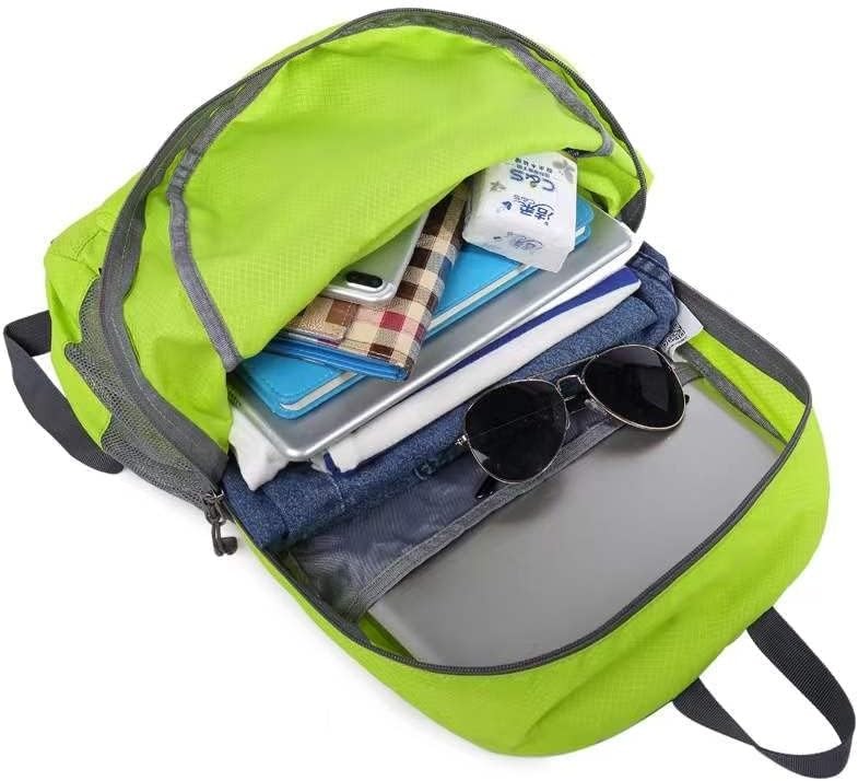 Lightweight Foldable Backpack Outdoor Mountaineering Bag Travel Backpack Bag Gre