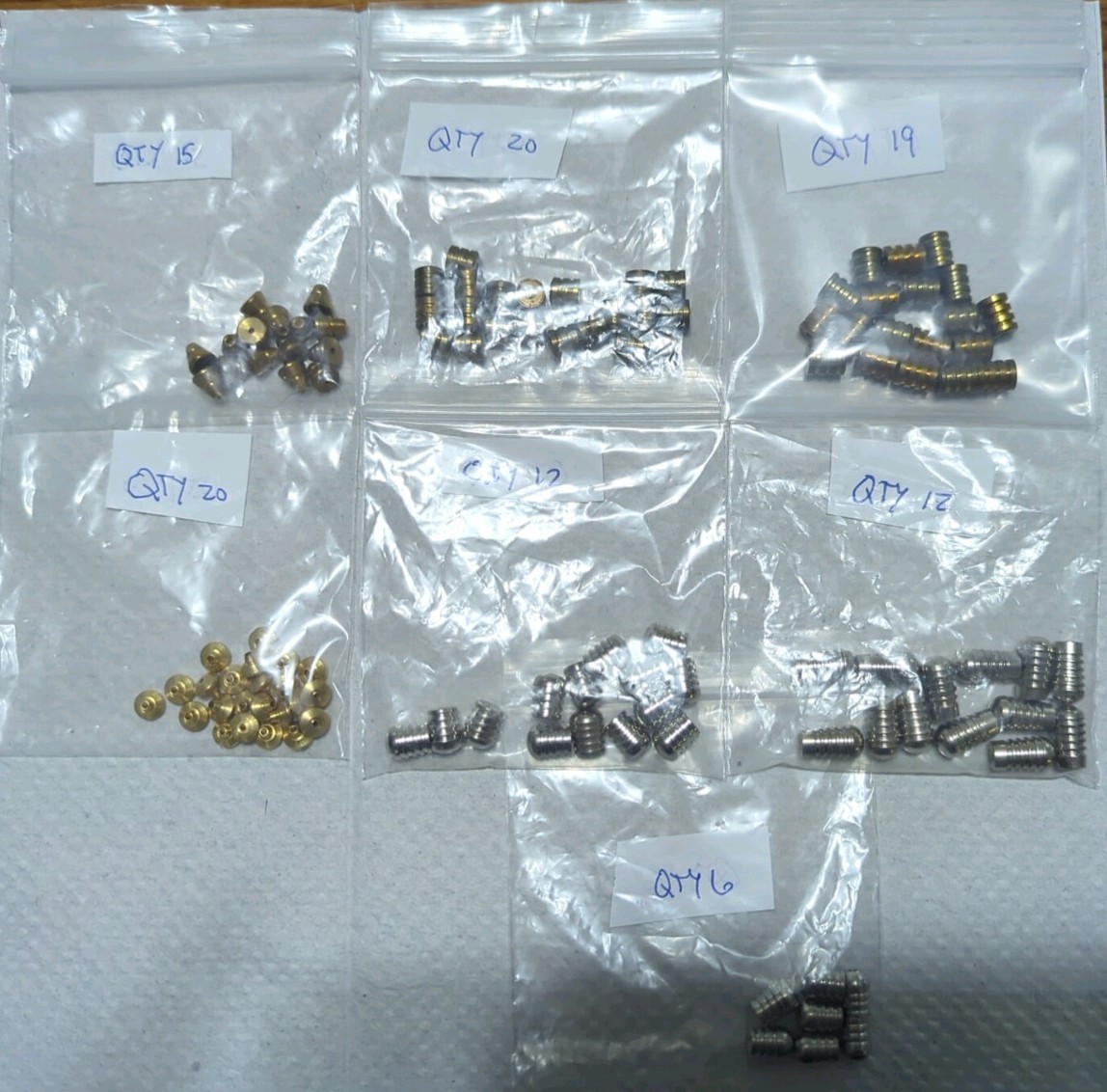 104 PCS Spinner Lure Bodies Inv #2597