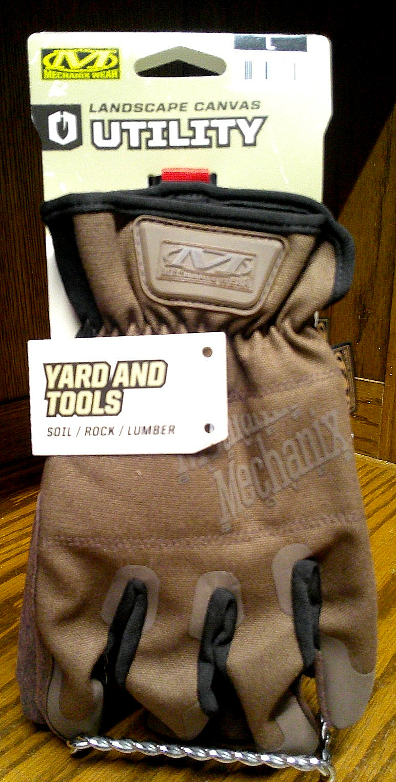 Mechanix Wear Brown Landscape Canvas Utility Gloves-Yard & Tools-Size Large 1037