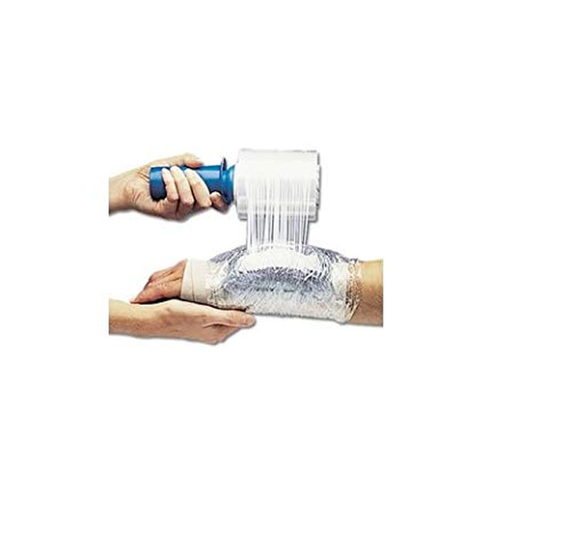 Flex-I-Wrap Plastic Wrap & Accessories, Clear Wrap for Wrapping Injuries & Ice B