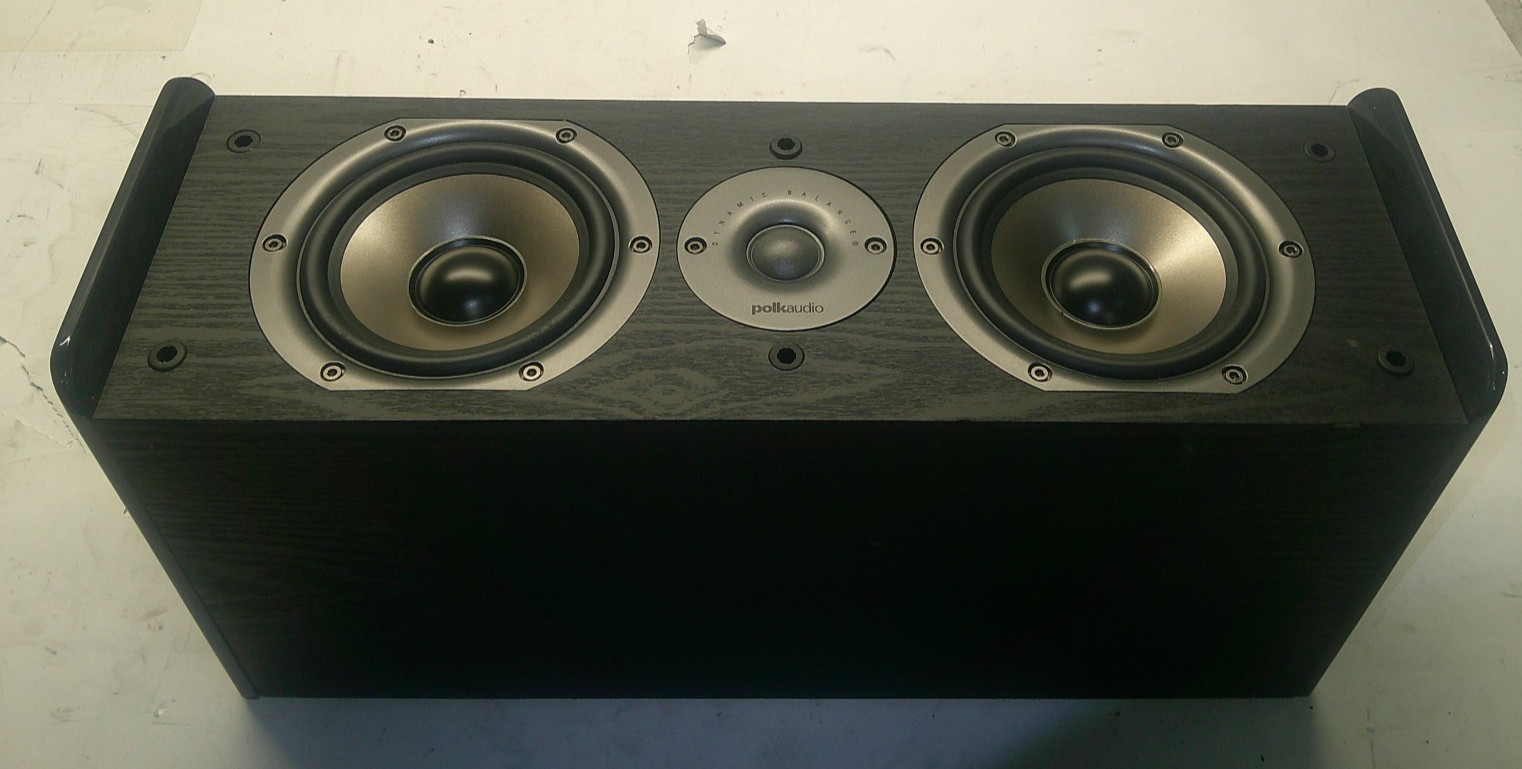 PolkAudio CS10 Black Center Channel Speaker