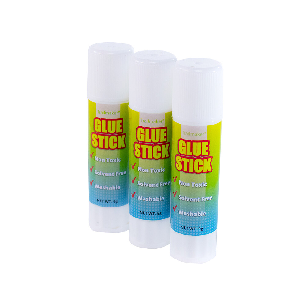 West Coast Paracord Glue Stick 9g- (3 or 60 pack) crafting, scrapbooking clear