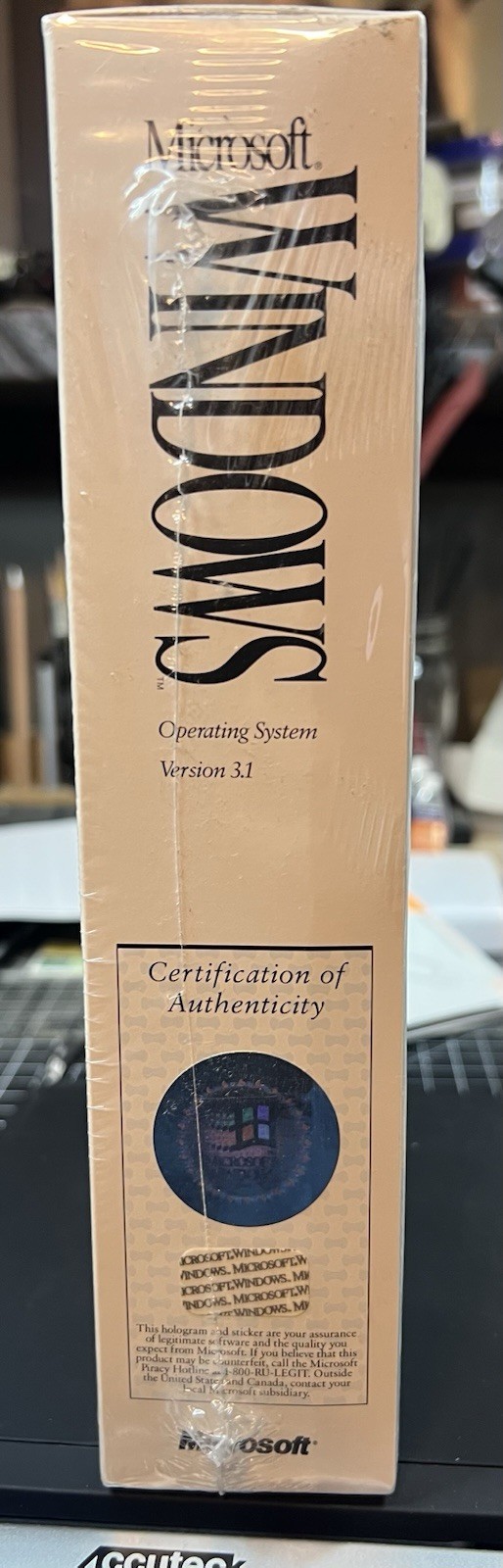NIB Microsoft Windows 3.1 (3.11) Retail Box Floppy 3.5" Sealed NEW