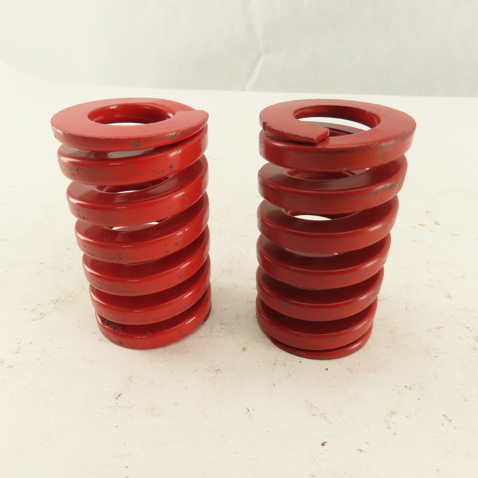 Moeller RHL150-250 1-1/2" x 2-1/2"  Long Medium Heavy Load RED Die Spring Lot 2