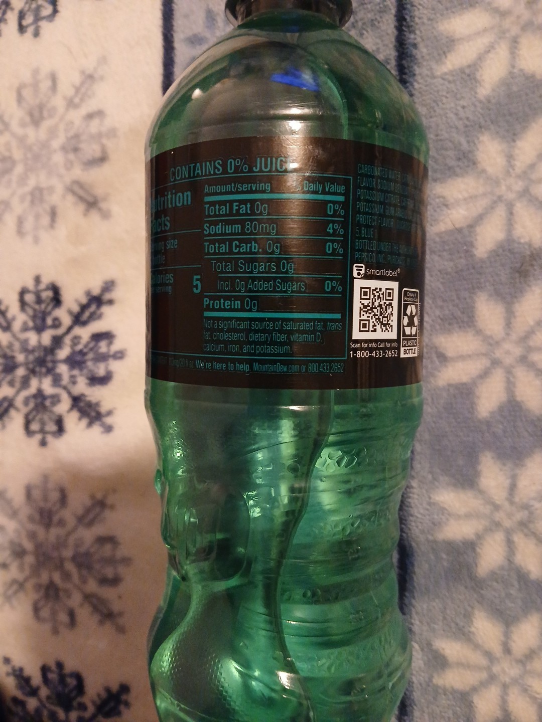 Mountain Dew Baja Blast Zero Sugar Full 20oz Bottle (2025) RARE!!