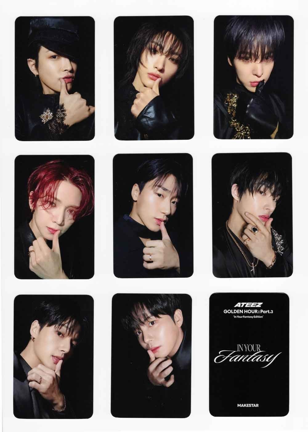 ATEEZ GOLDEN HOUR Pt.3 In Your Fantasy LIMITED MAKESTAR POB EXCLUSIVE PHOTOCARD