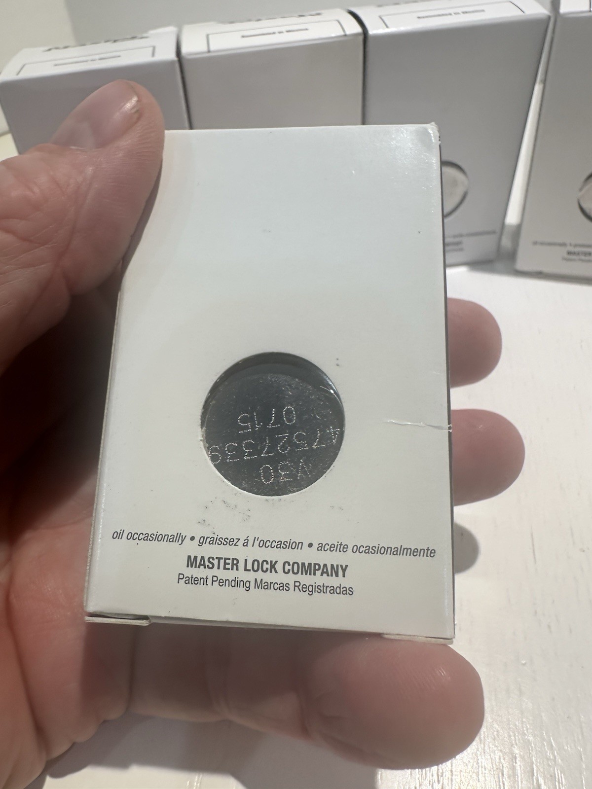 8 Master Lock 1525 Combination Padlocks