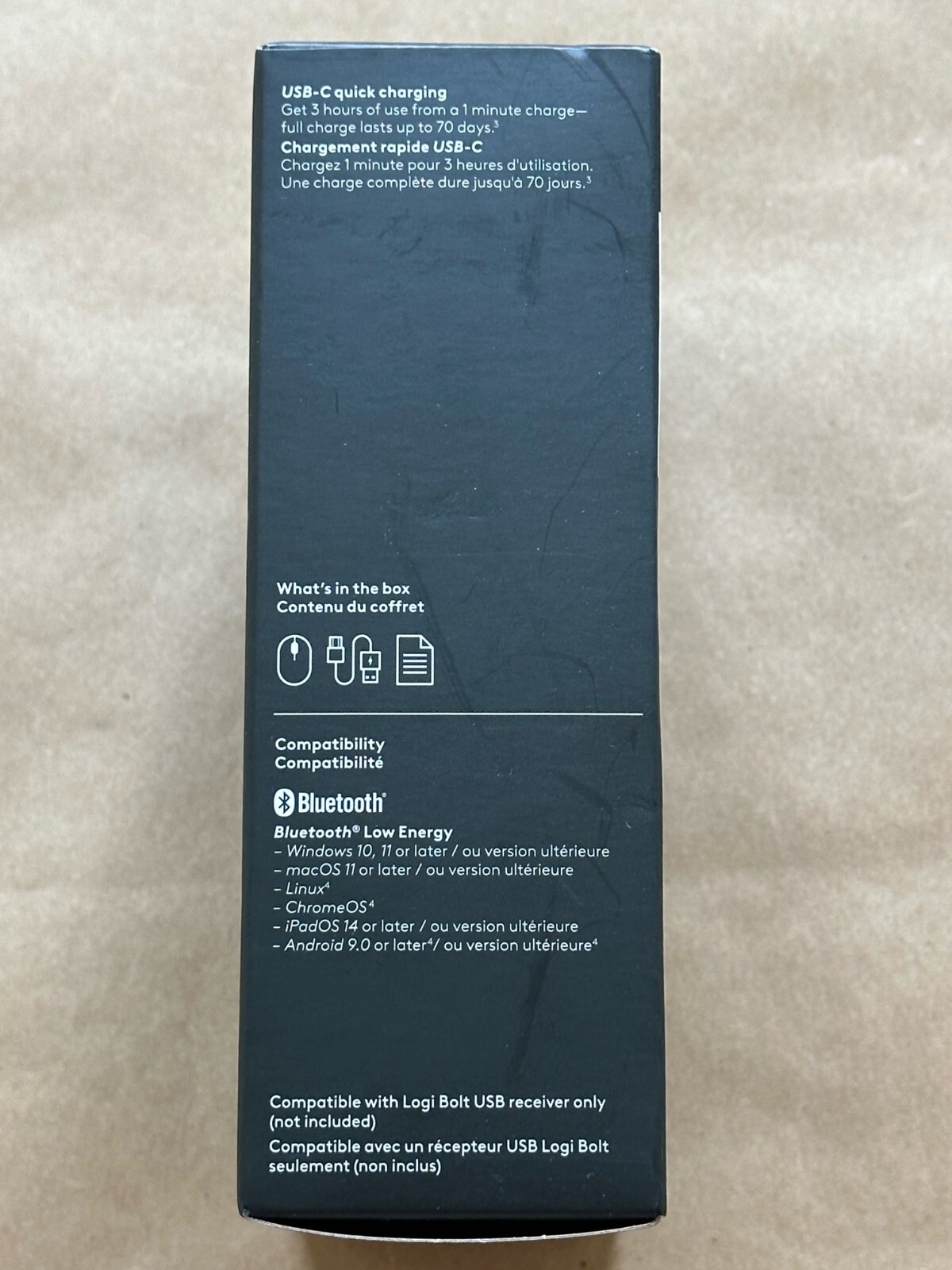 NEW LOGITECH MX ANYWHERE 3S COMPACT PERFORMANCE MOUSE COLOR: BLACK 910-006928