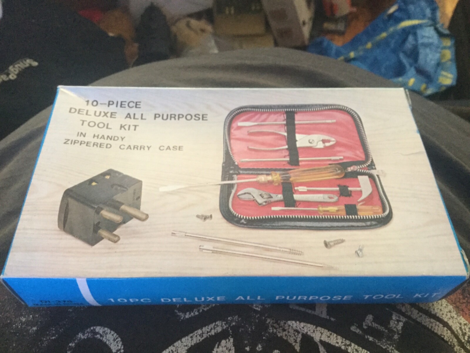 10-Piece Deluxe All Purpose TOOL KIT in Handy Zippered Carry Case Prepper Archer