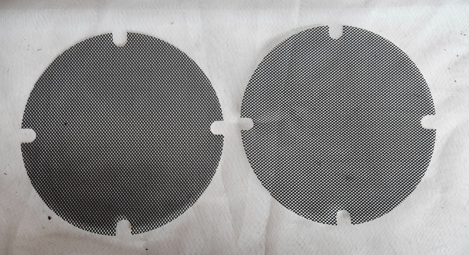 ROLAND KR-75 Keyboard Metal Mesh 6.5" Speaker GRILLS Pair