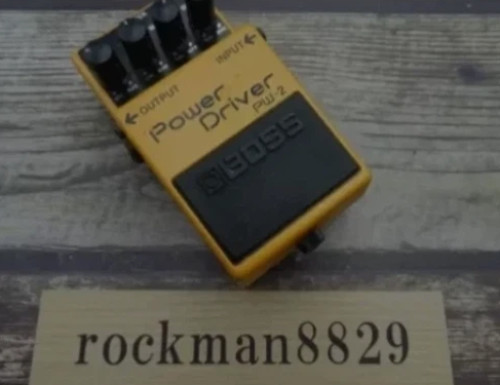 BOSS PW-2 Power Driver Guitar Effect Pedal used from japan