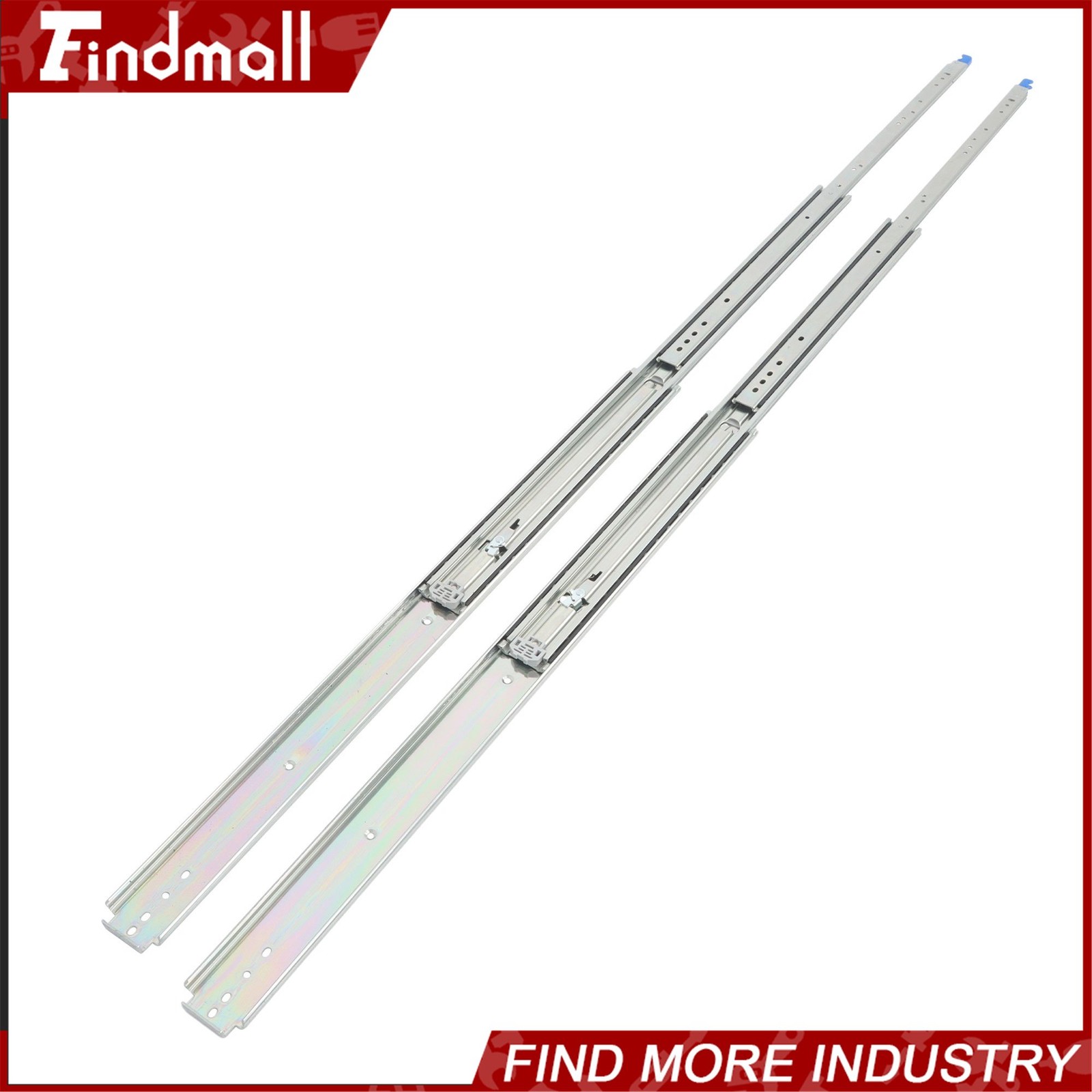 Findmall Heavy Duty 38" Drawer Slides w/Lock 500lb - Full Extension Ball Bearing