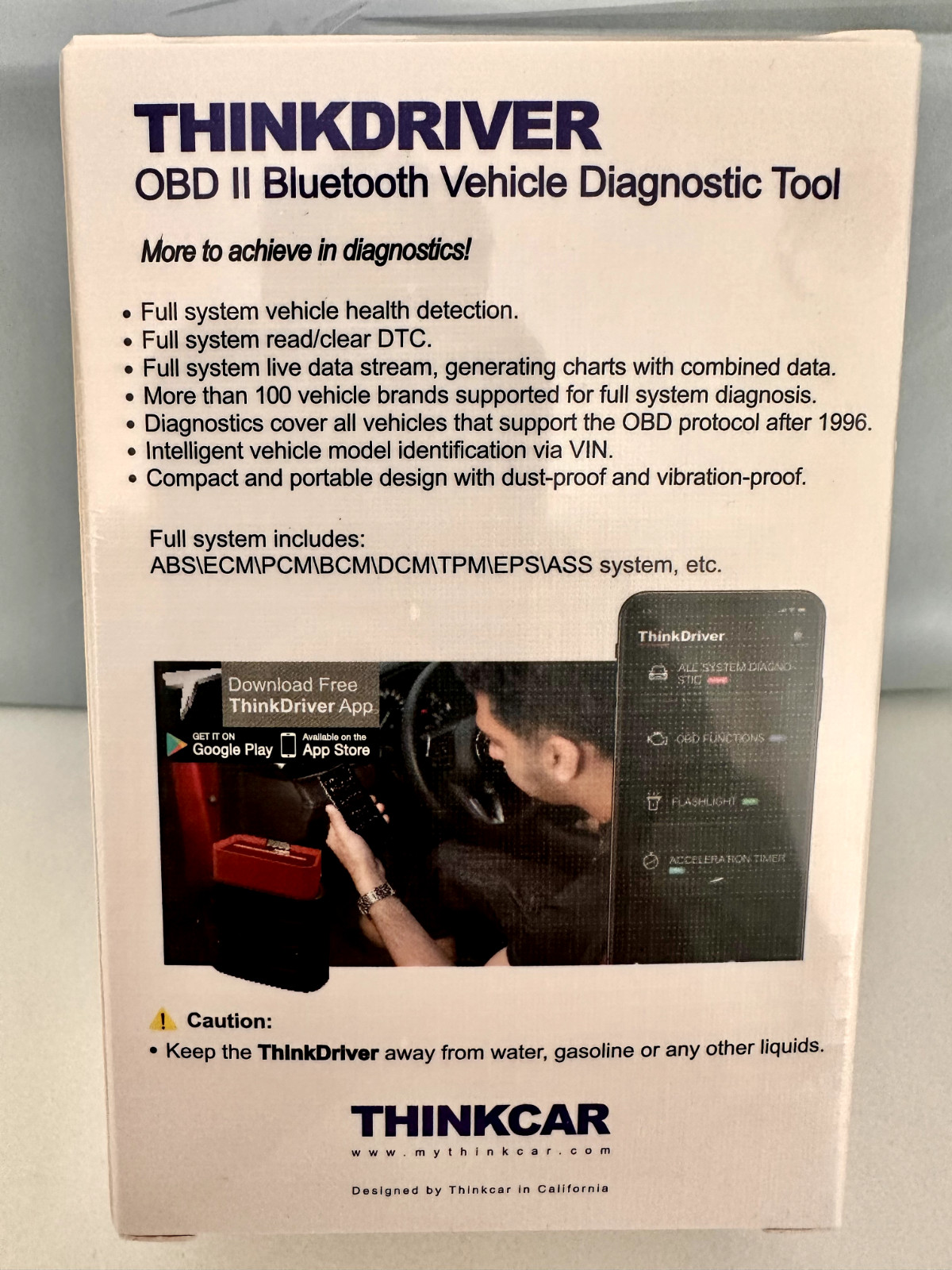 Thinkdriver OBD2 Car Bluetooth Scanner Diagnostic Tool Thinkdiag w. a FREE GIFT