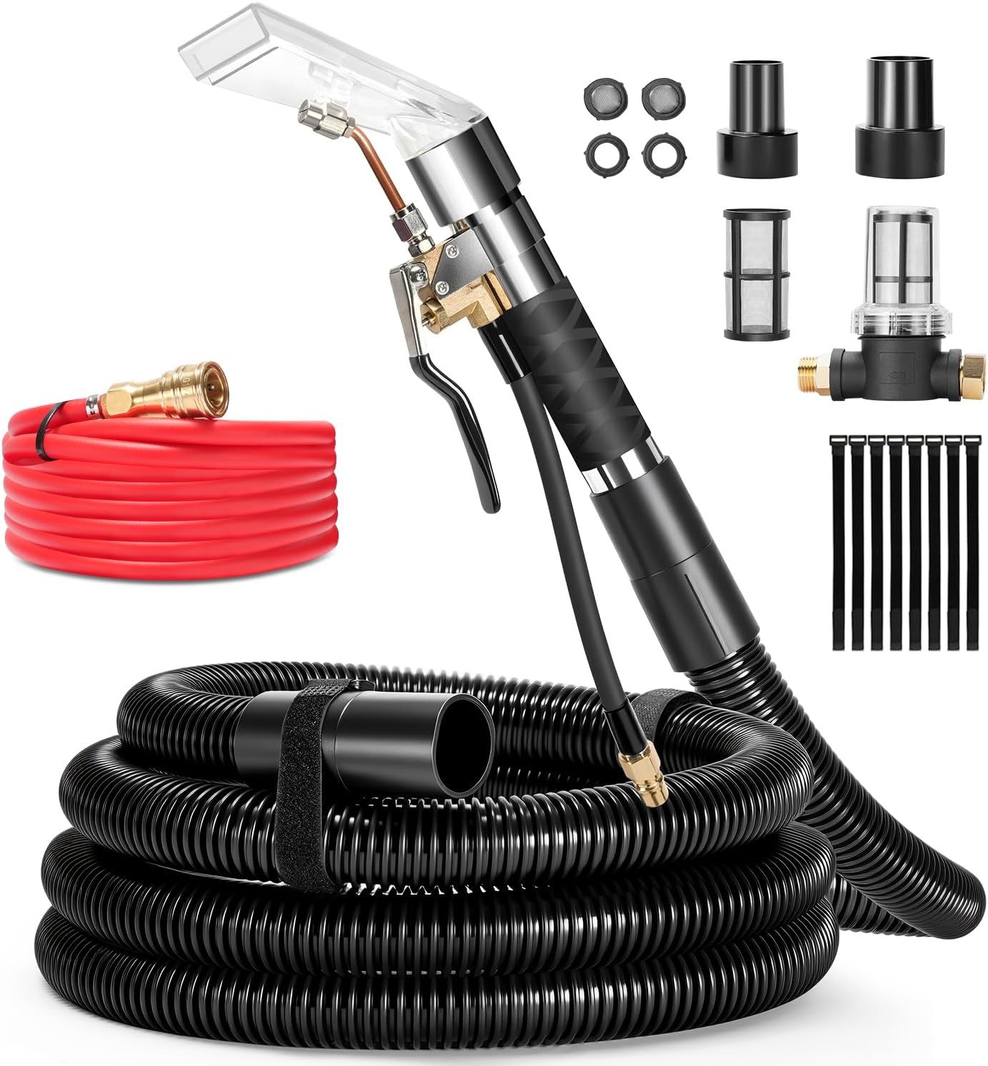 Extractor Attachment Kit for Shop Vac, Extractor Kit with Wand Hose Adapter Fit
