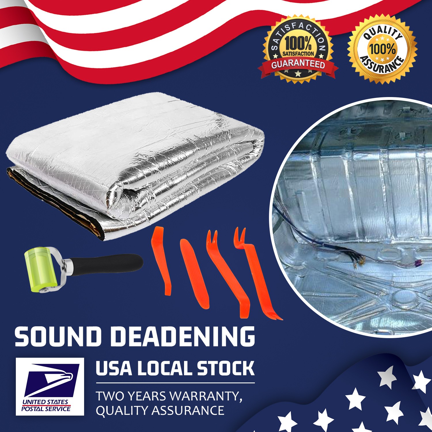 For Workshop walls and ceilings Sound Deadener noise reduction Insulation Mat