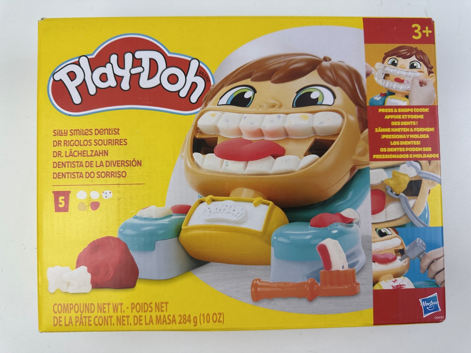Hasbro Play-Doh Silly Smiles Dentist Playset with Dentist Chair For Kids Age 3+