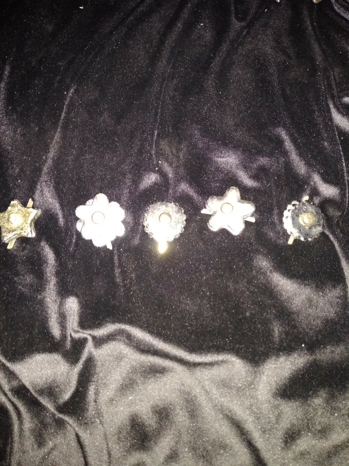 Stainless Steel Spur Rowels 5 pair stamped w/flag on them
