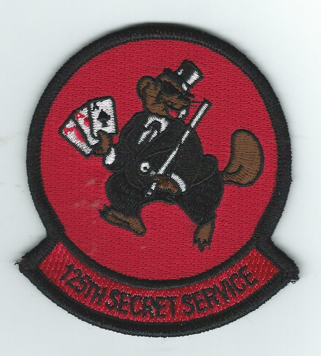 125th FIGHTER SQUADRON 'SECRET SERVICE'(THEIR LATEST) patch