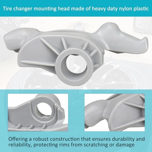 3 Pack Grey Low Profile Nylon Mount/Demount Head Kit Replacement for Coats