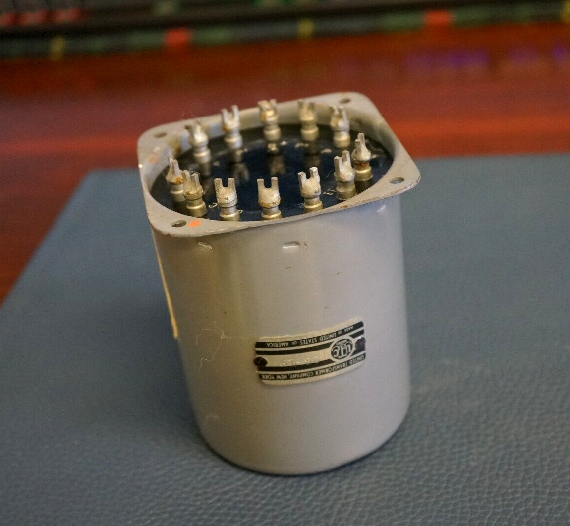 1 - VINTAGE EARLY UTC CG-19 OUTPUT TRANSFORMER / 6L6 5881 6V6