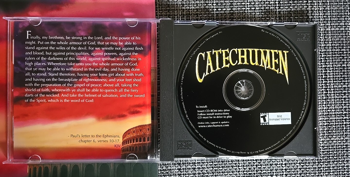 Catechumen (PC CD-ROM) RARE..see All Pics And Description