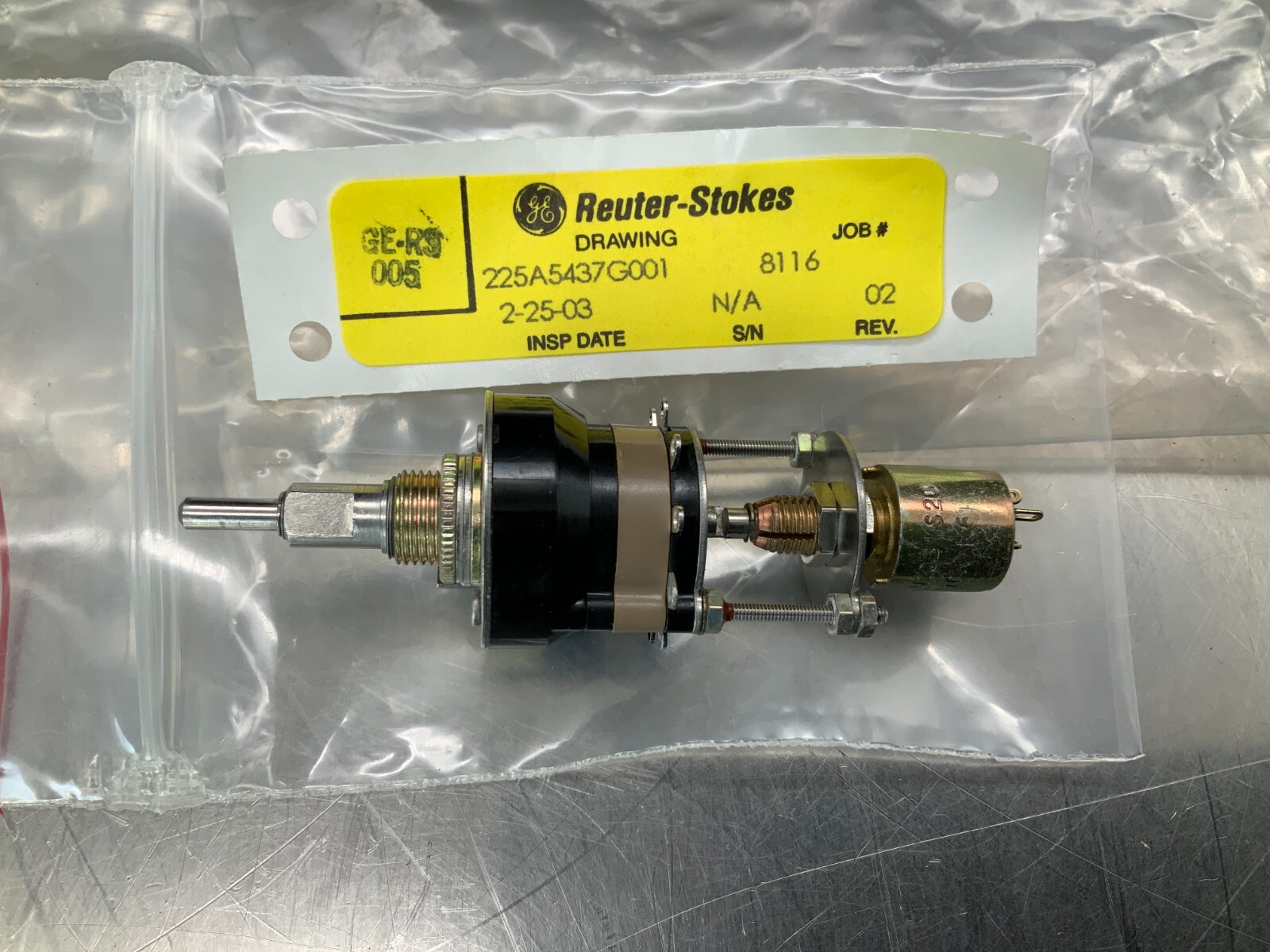 GE Reuter-Stokes Rotary Switch 225A5437G001