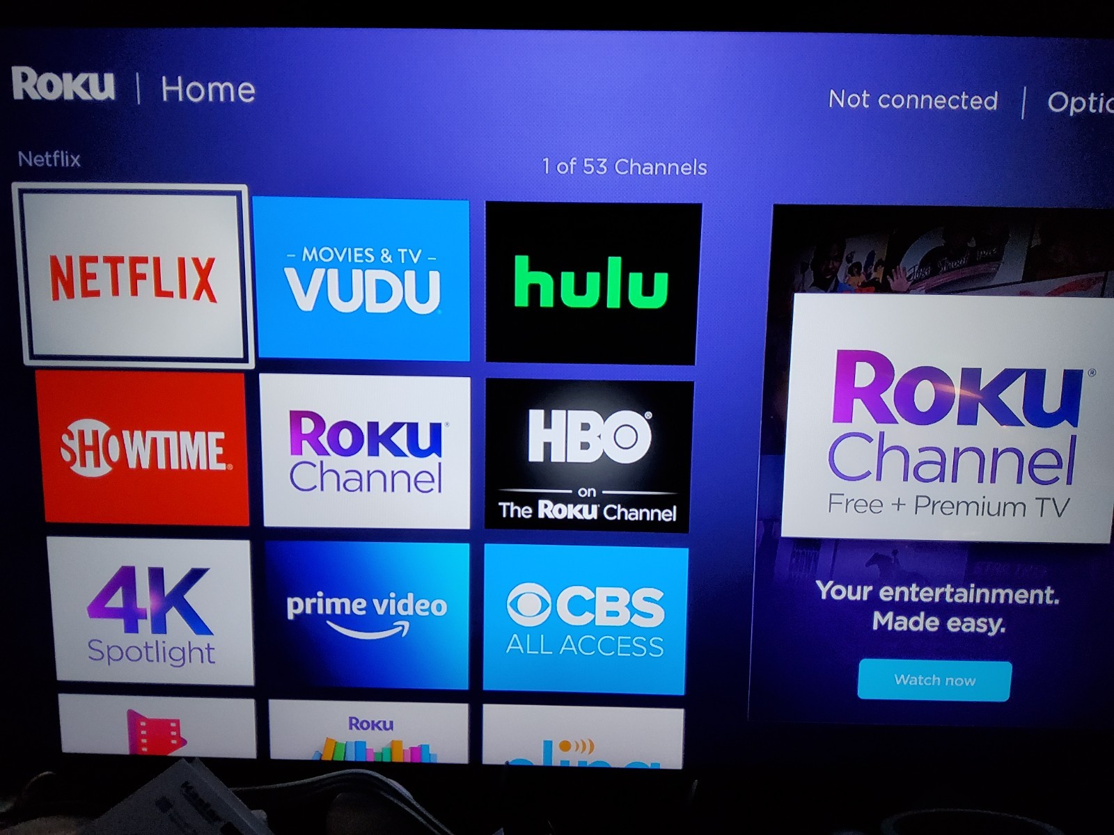 Roku Streamer Model 3921X Tested Cleaned EUC