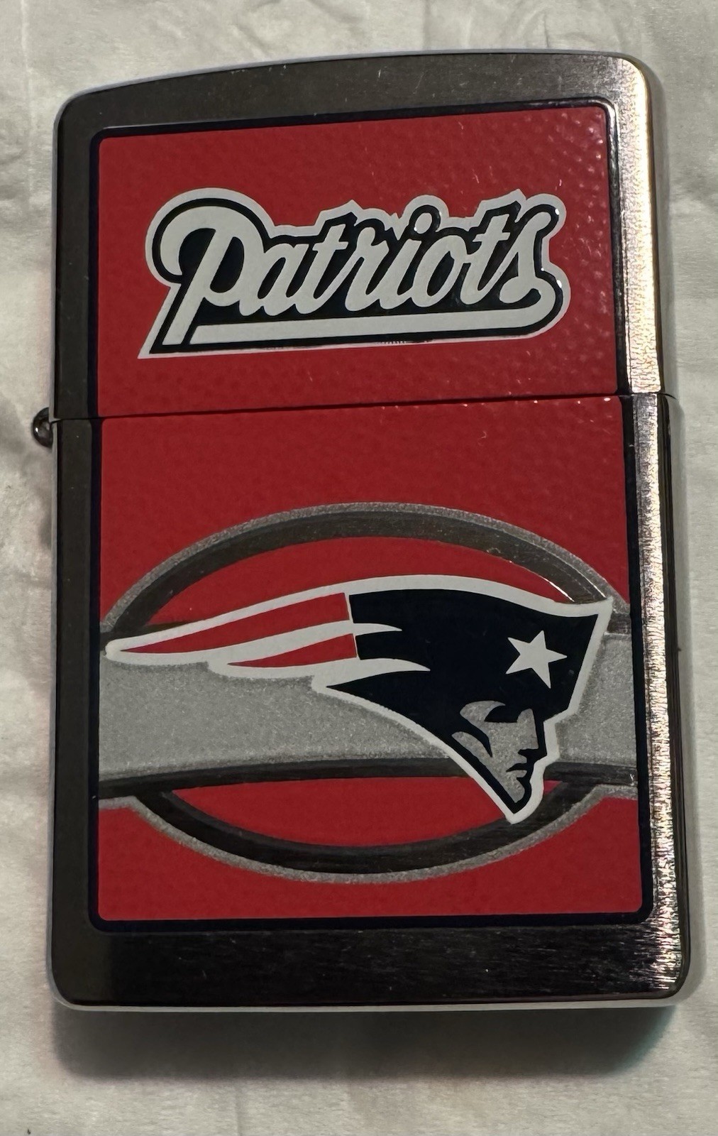Zippo New England Patriots windproof lighter .