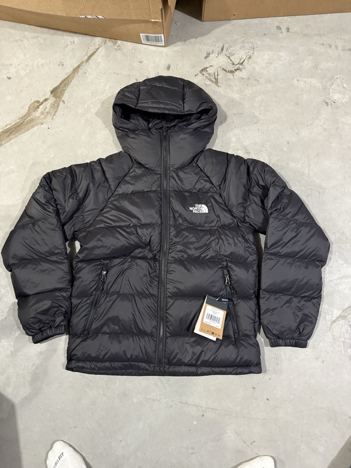 The North Face Men's Hydrenalite DWR Hooded 600 Fill Down Jacket Black Medium