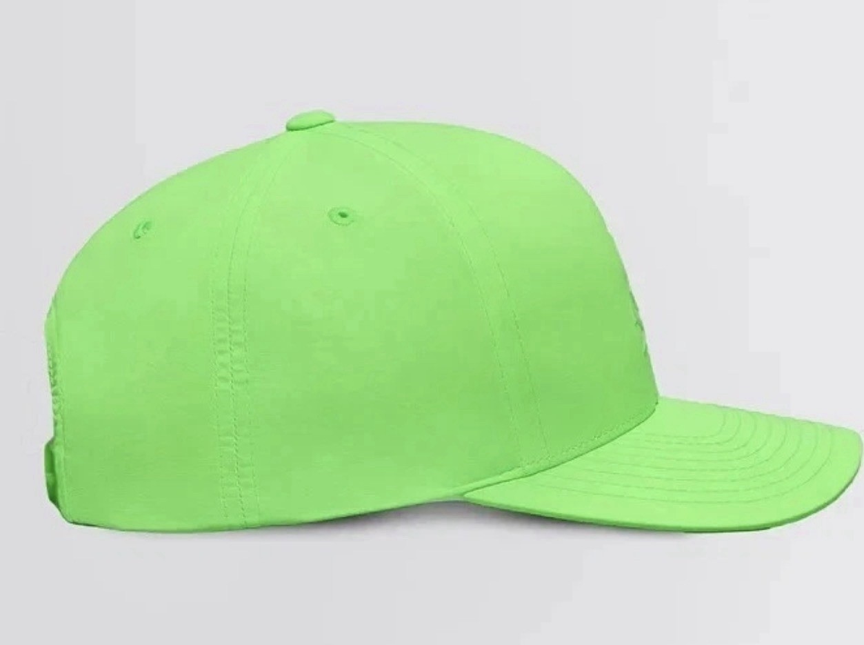G/FORE Skull & Tees Logo Solid Lime Green Golf Hat snapback
