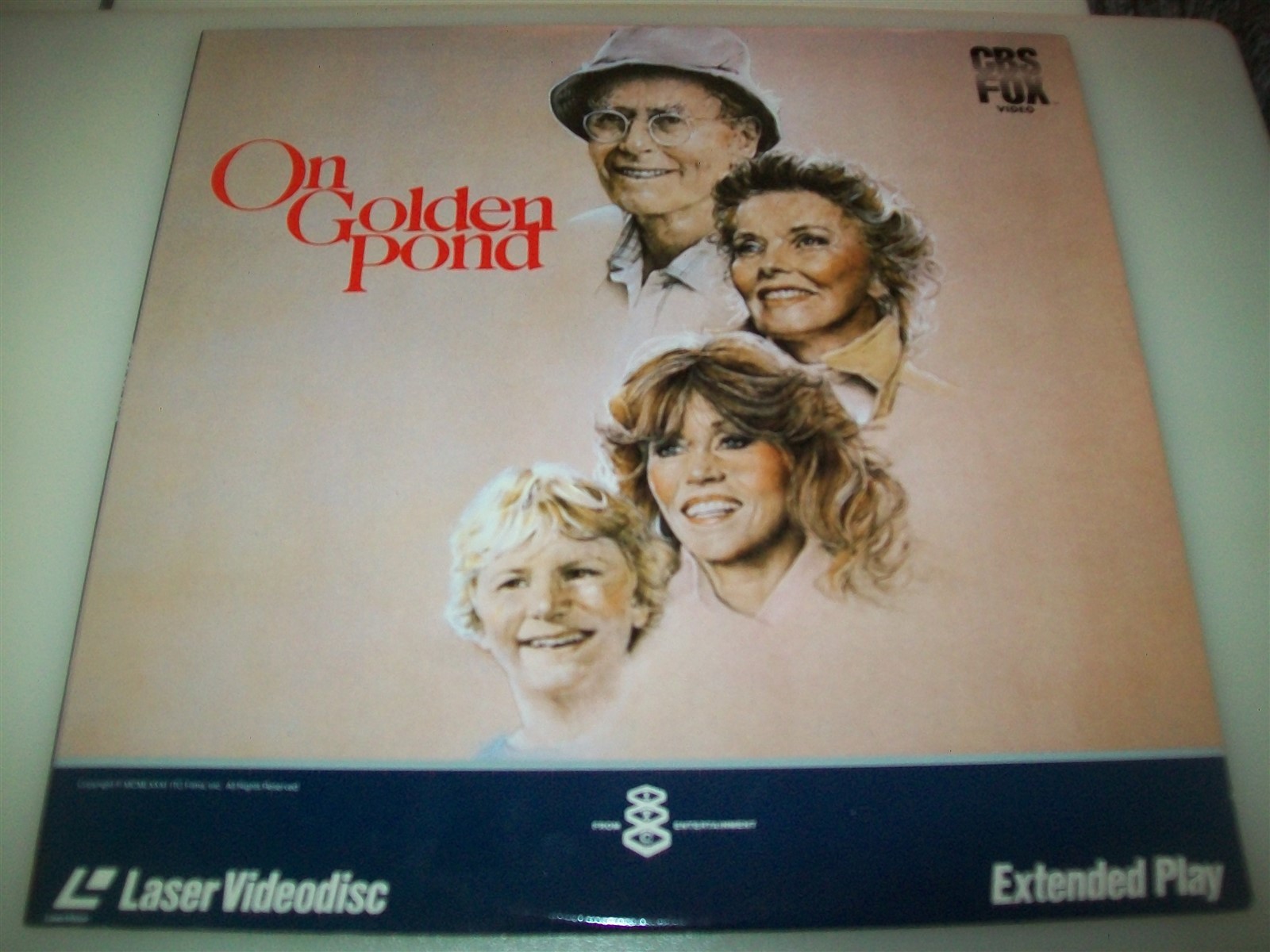 ON GOLDEN POND Laserdisc LD EXCELLENT CONDITION GREAT FILM JANE FONDA!