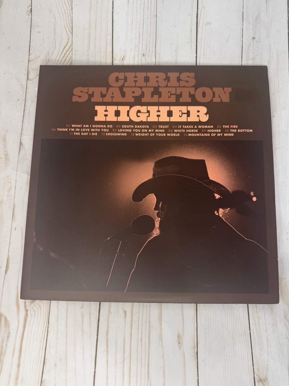 CHRIS STAPLETON HIGHER - 180-GRAM VINYL 2-LP RECORD SET  33-1/3 RPM