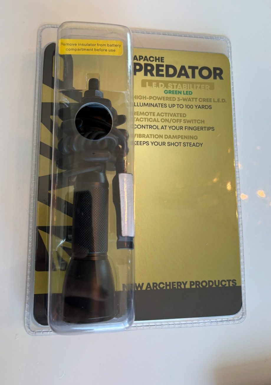 NAP Apache Predator Hog Hunting Stabilizer Green LED Light with Pressure Switch